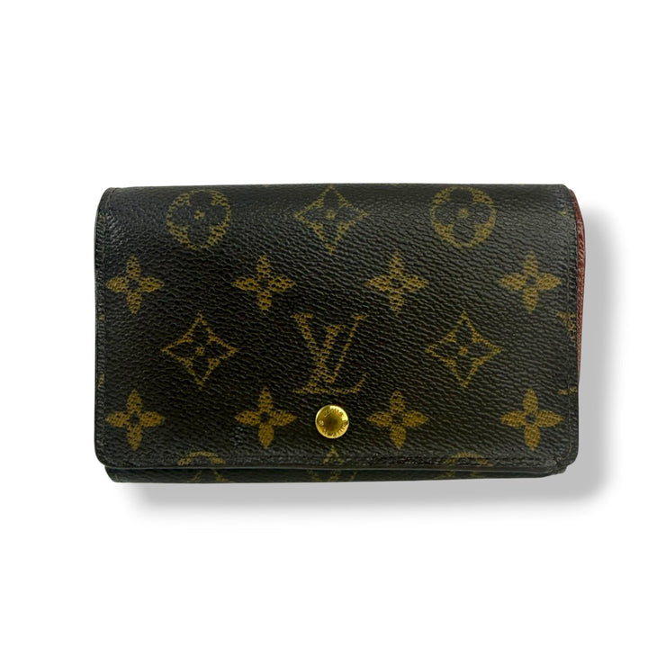 Louis Vuitton Brown Monogram Zippy Clip Purse - Lux Central