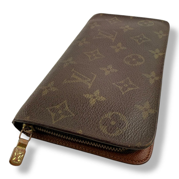 Louis Vuitton Brown Monogram Zippy Purse - Lux Central