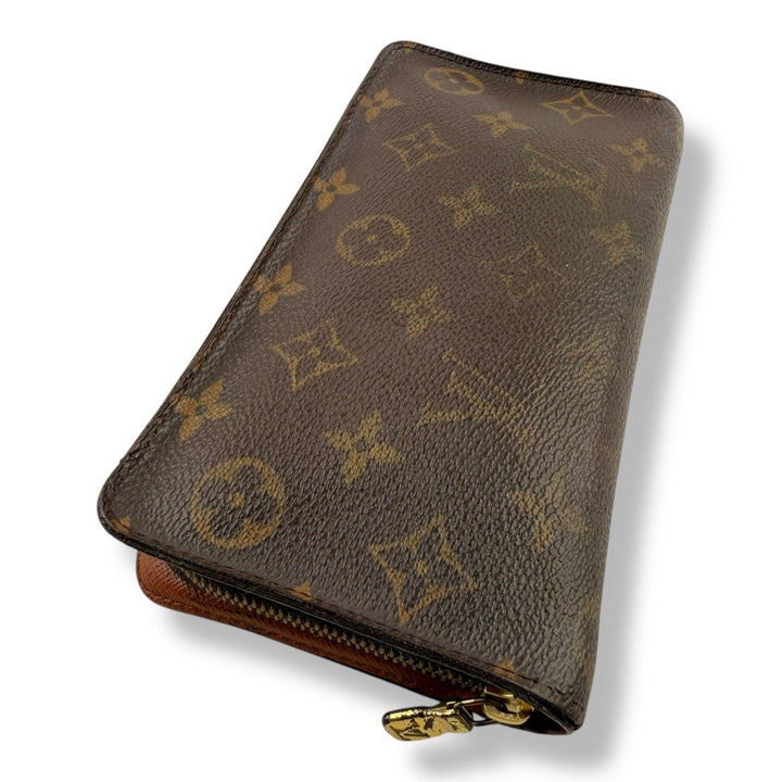 Louis Vuitton Brown Monogram Zippy Purse - Lux Central