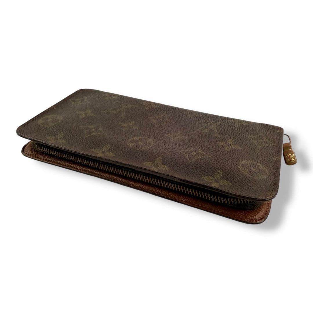 Louis Vuitton Brown Monogram Zippy Purse - Lux Central
