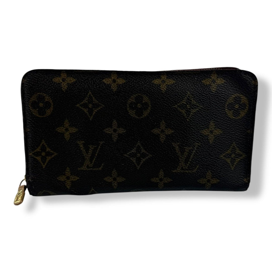 Louis Vuitton Brown Monogram Zippy Purse - Lux Central