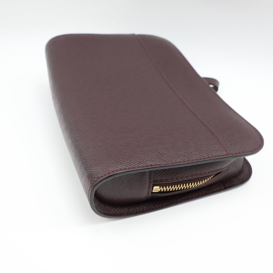 Louis Vuitton Burgundy Epi Leather Orsay Clutch Bag - Lux Central