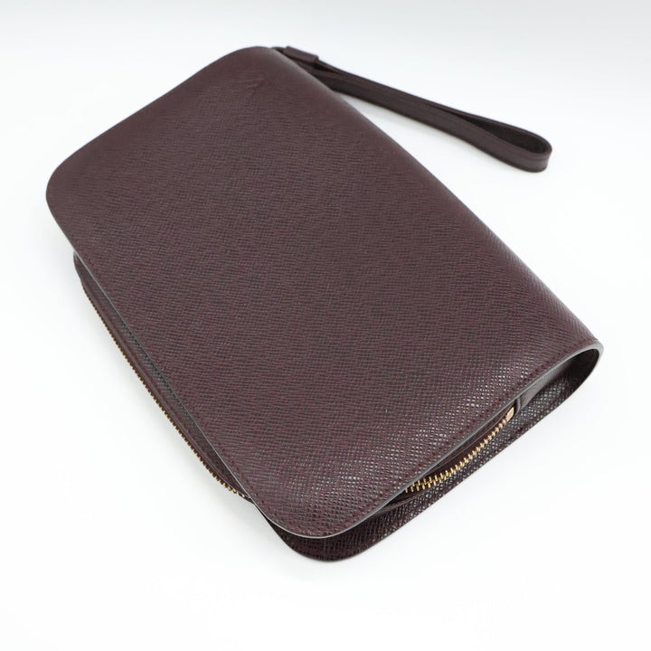 Louis Vuitton Burgundy Epi Leather Orsay Clutch Bag - Lux Central