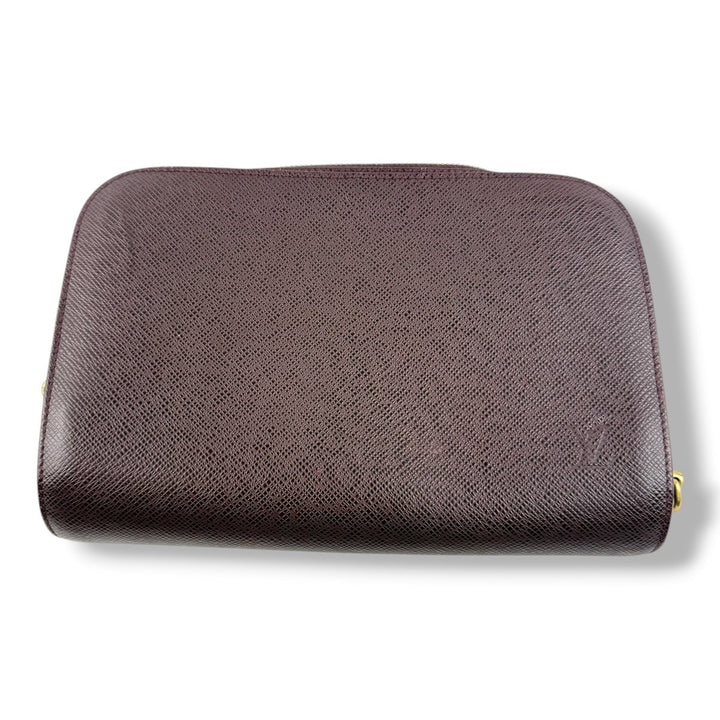 Louis Vuitton Burgundy Epi Leather Orsay Clutch Bag - Lux Central