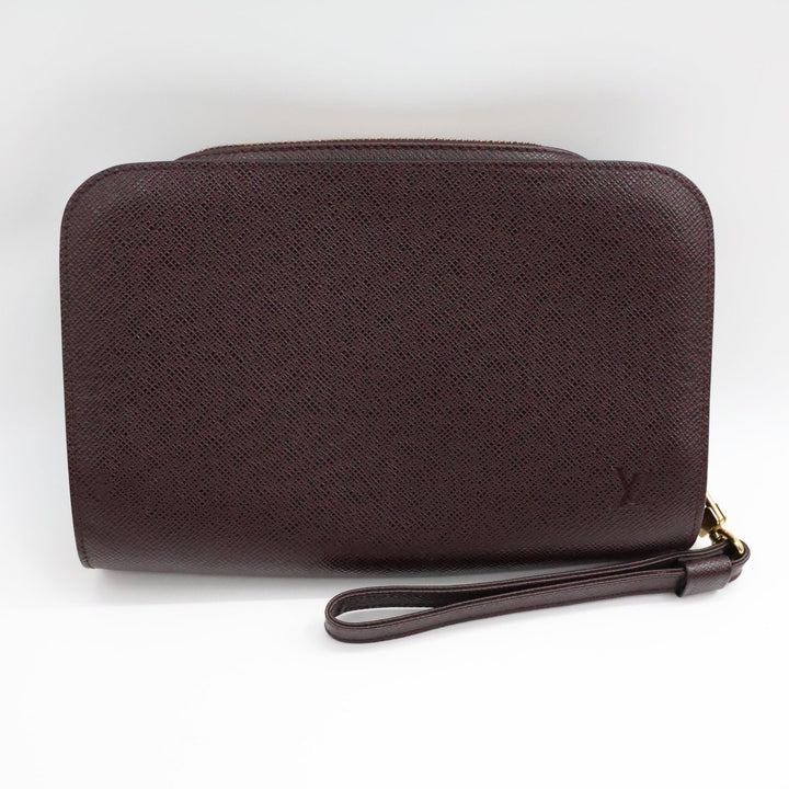 Louis Vuitton Burgundy Epi Leather Orsay Clutch Bag - Lux Central