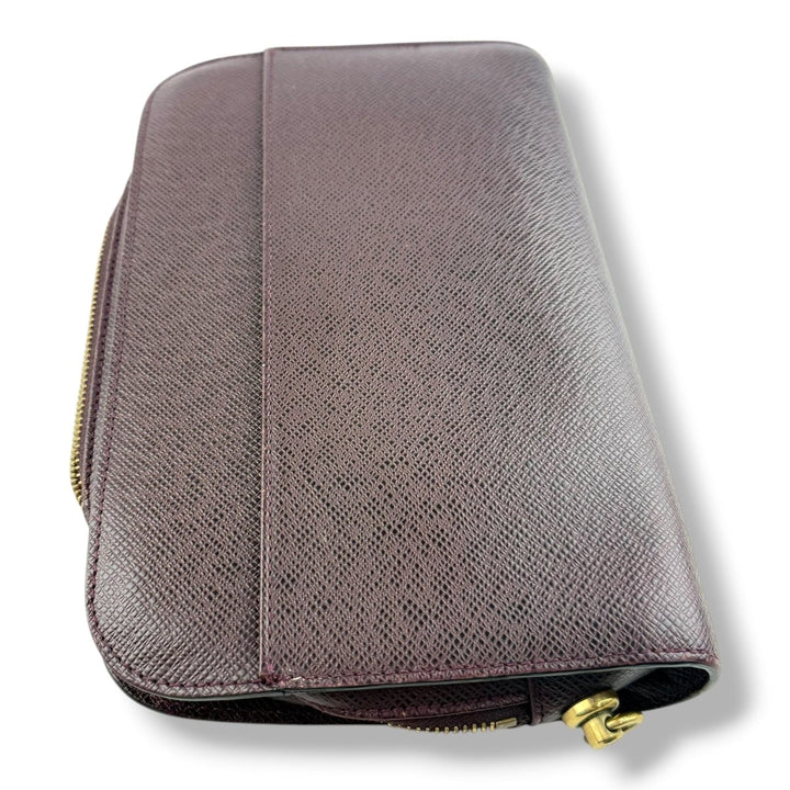Louis Vuitton Burgundy Epi Leather Orsay Clutch Bag - Lux Central