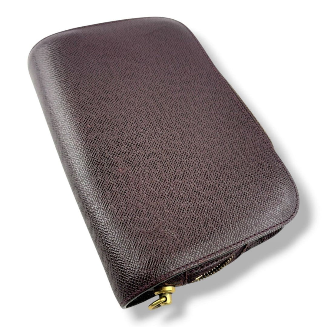 Louis Vuitton Burgundy Epi Leather Orsay Clutch Bag - Lux Central