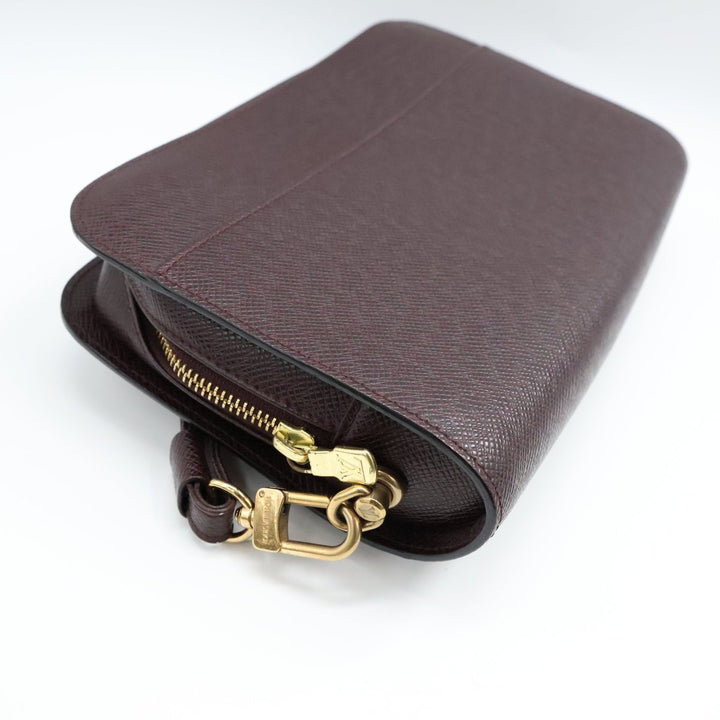 Louis Vuitton Burgundy Epi Leather Orsay Clutch Bag - Lux Central