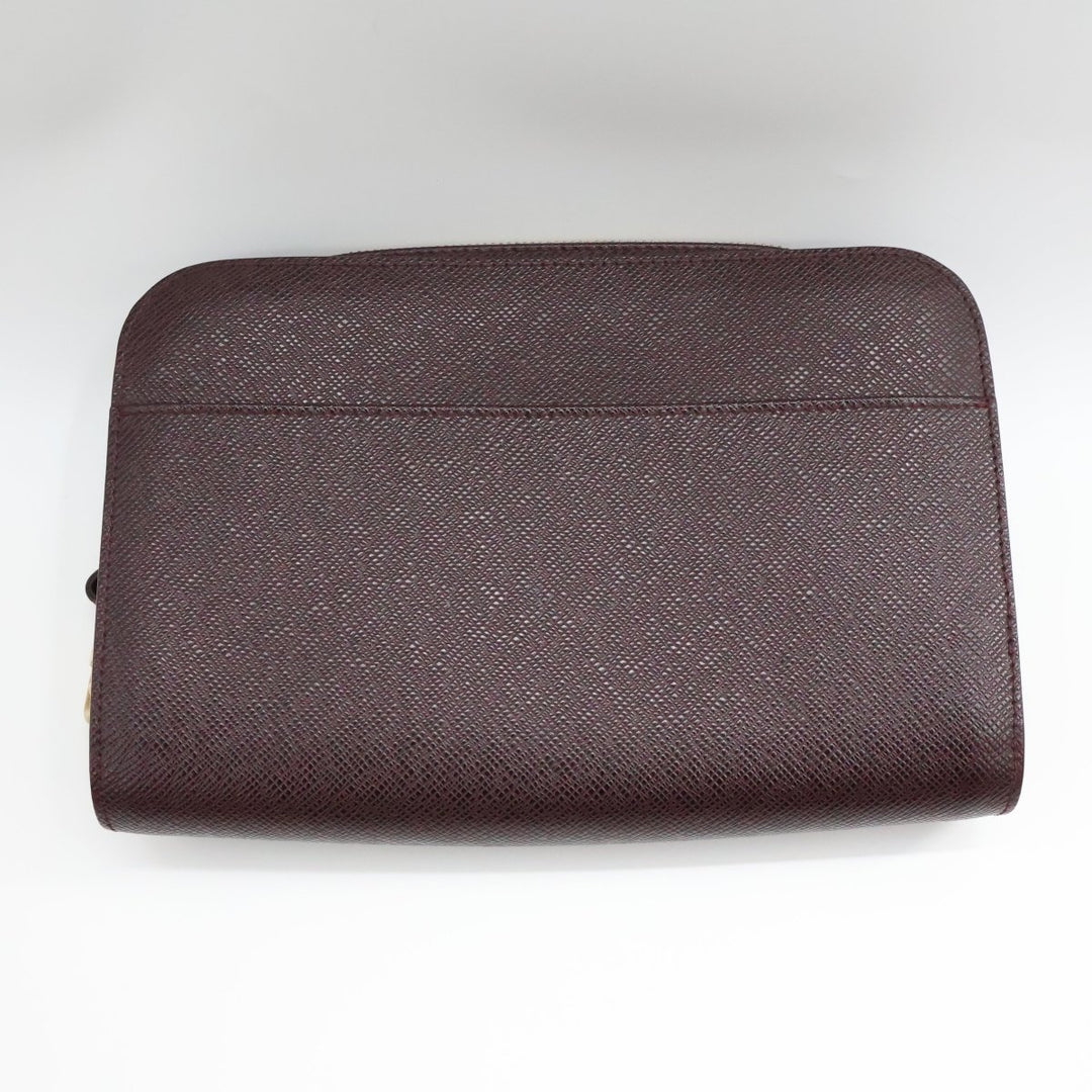 Louis Vuitton Burgundy Epi Leather Orsay Clutch Bag - Lux Central