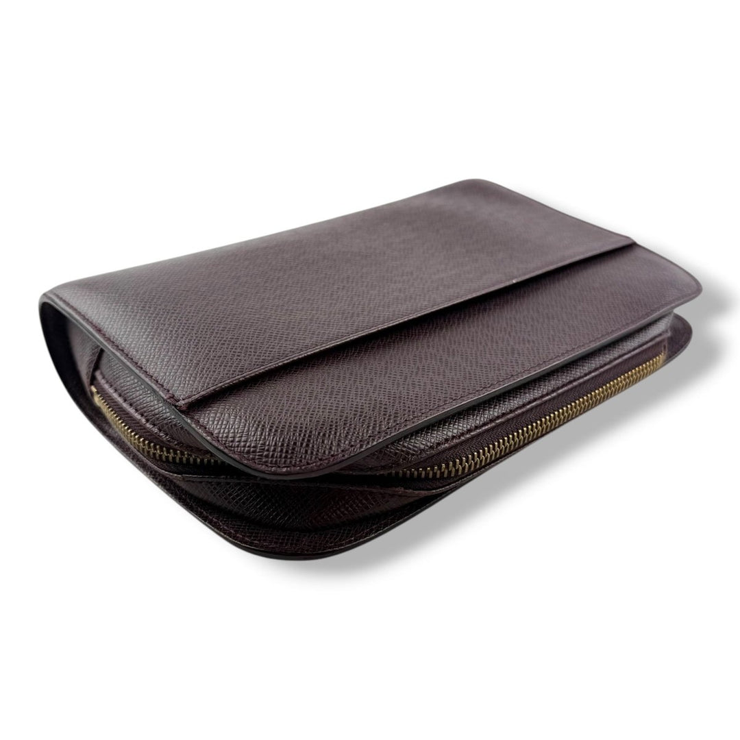 Louis Vuitton Burgundy Epi Leather Orsay Clutch Bag - Lux Central