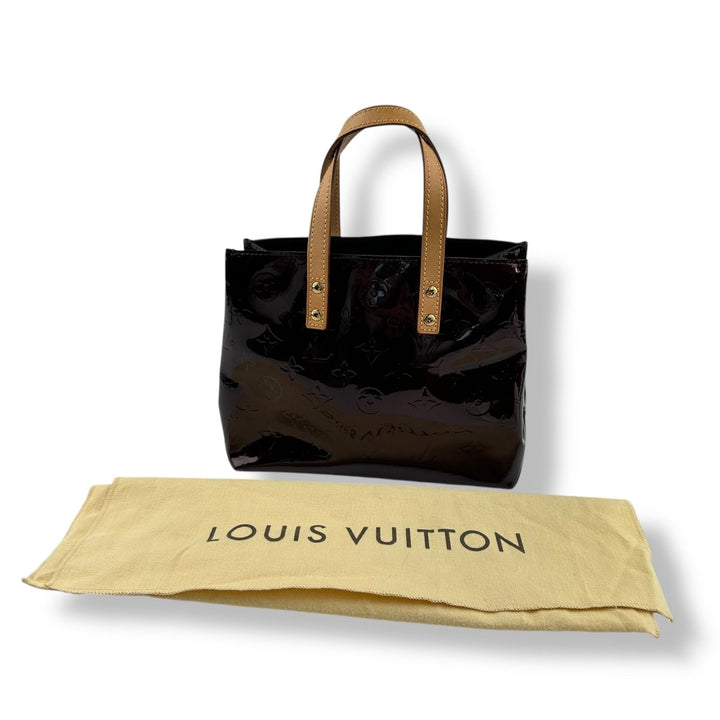 Louis Vuitton Burgundy Vernis Reade PM Tote - Lux Central