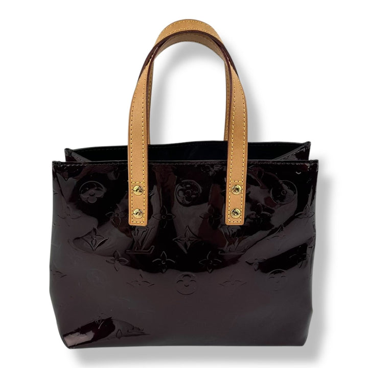 Louis Vuitton Burgundy Vernis Reade PM Tote - Lux Central