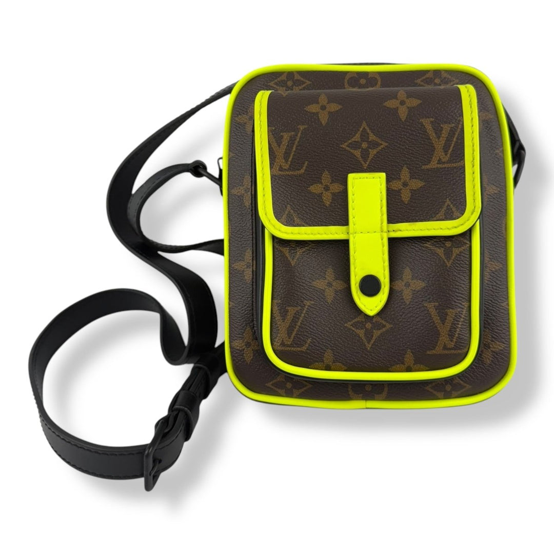 Louis Vuitton Christopher Brown/Neon Monogram Messenger Bag - Lux Central