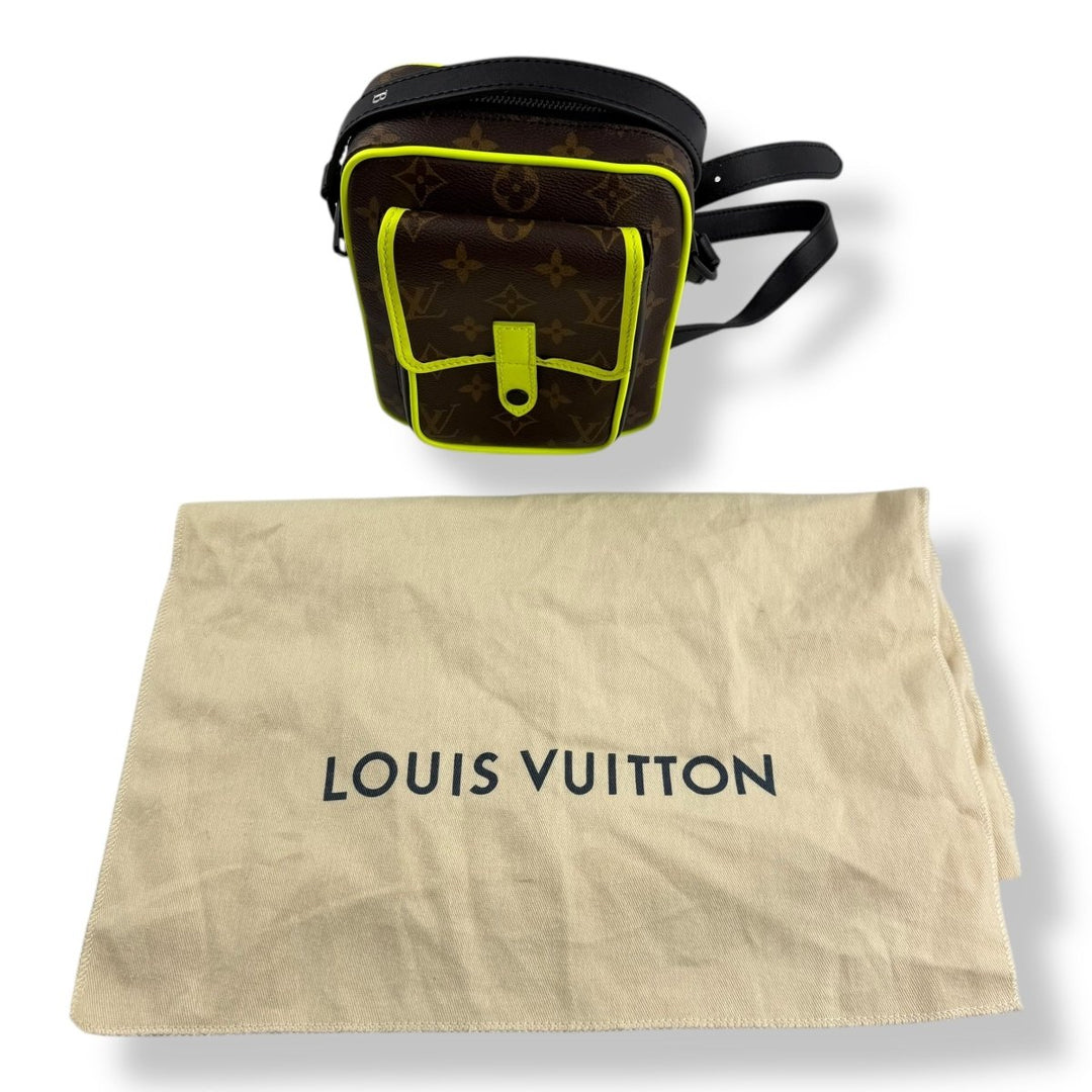 Louis Vuitton Christopher Brown/Neon Monogram Messenger Bag - Lux Central