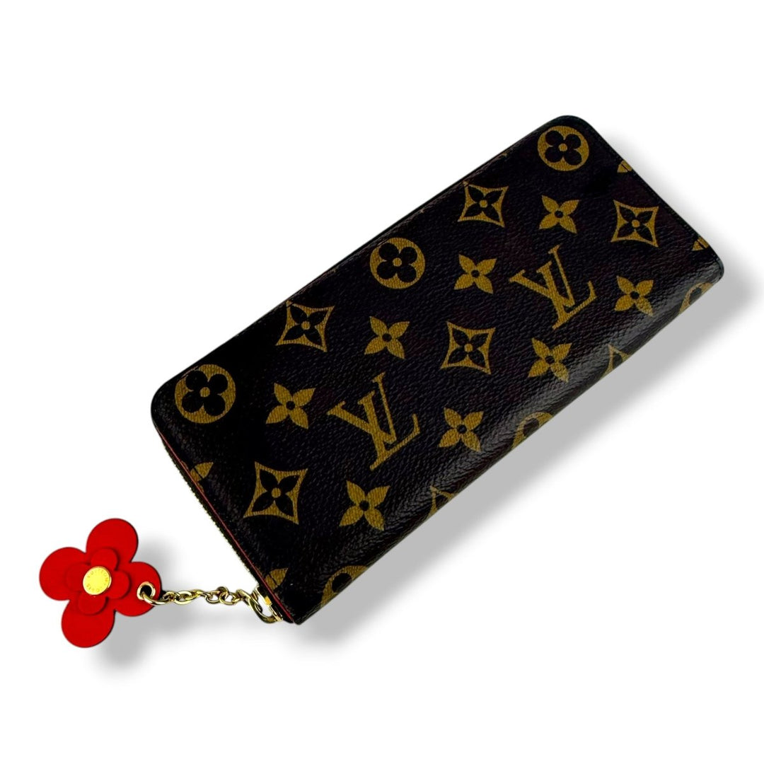 Louis Vuitton Clemence Brown Monogram Femme Wallet - Lux Central