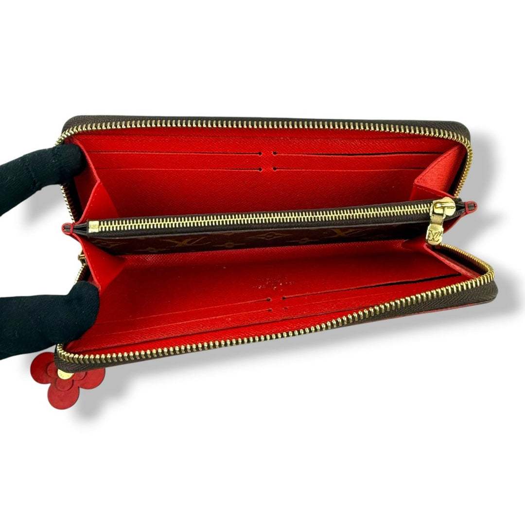 Louis Vuitton Clemence Brown Monogram Femme Wallet - Lux Central
