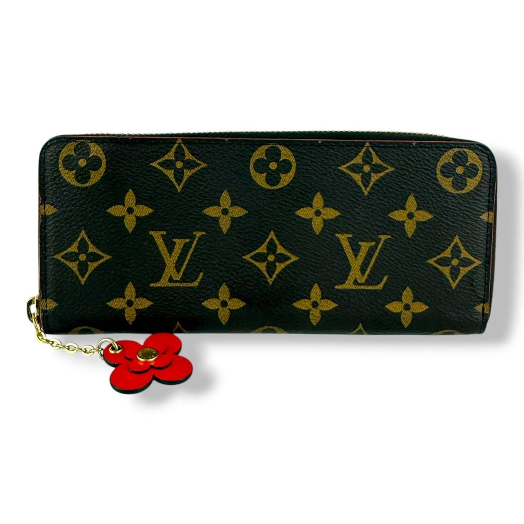 Louis Vuitton Clemence Brown Monogram Femme Wallet - Lux Central