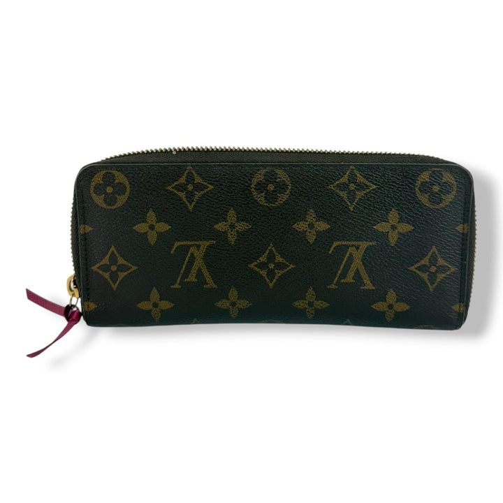 Louis Vuitton Clemence Brown Monogram Femme Wallet - Lux Central
