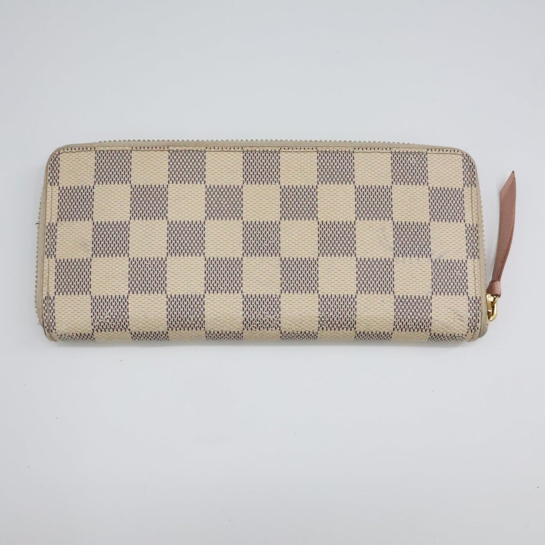 Louis Vuitton Clemence Damier Azur Femme Wallet - Lux Central
