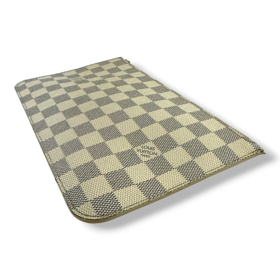Louis Vuitton Damier Azur Neverfull Clutch Pouch - Lux Central