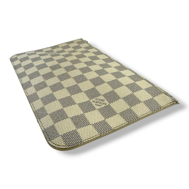 Louis Vuitton Damier Azur Neverfull Clutch Pouch - Lux Central