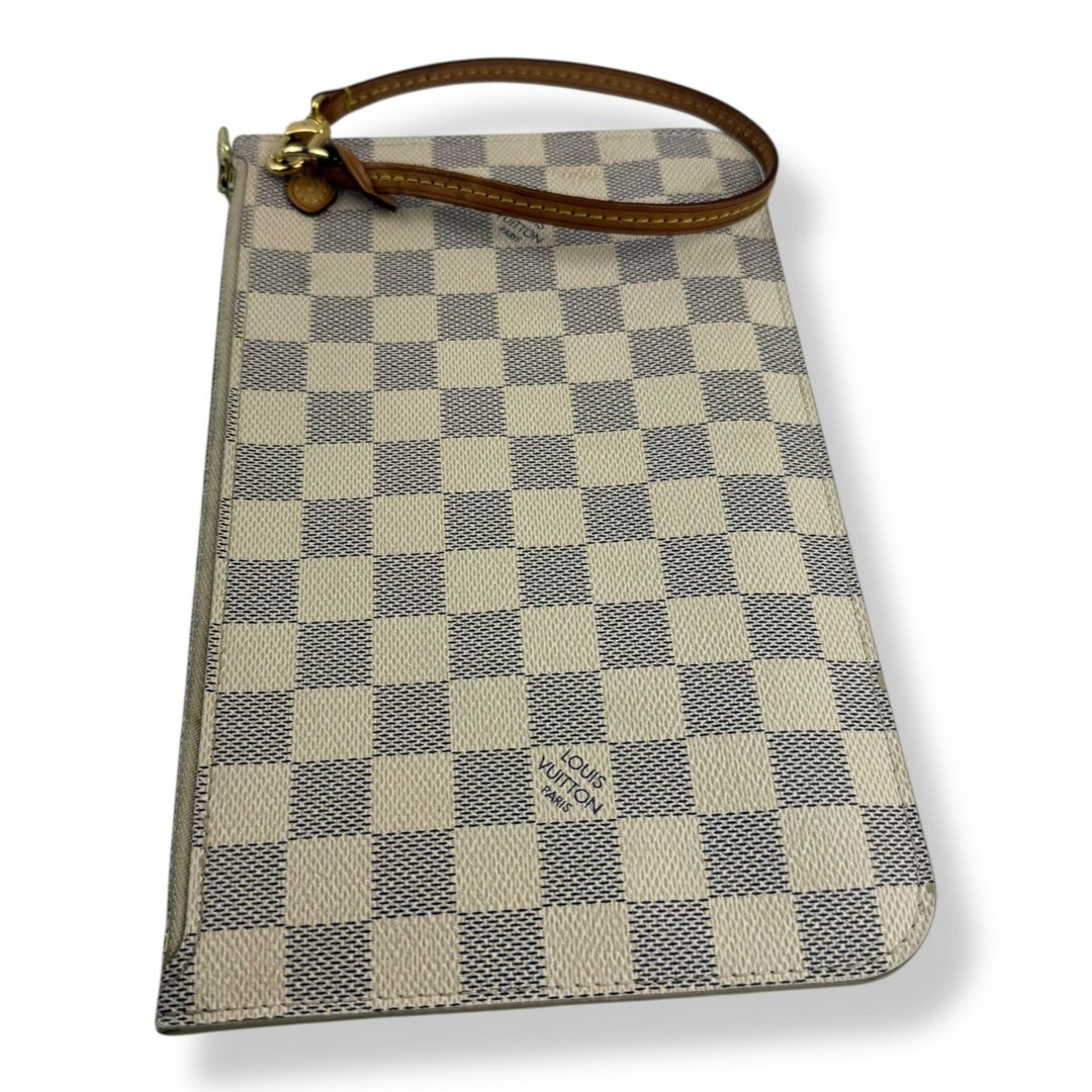 Louis Vuitton Damier Azur Neverfull Clutch Pouch - Lux Central