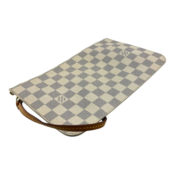 Louis Vuitton Damier Azur Neverfull Clutch Pouch - Lux Central