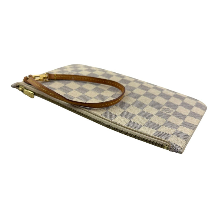 Louis Vuitton Damier Azur Neverfull Clutch Pouch - Lux Central