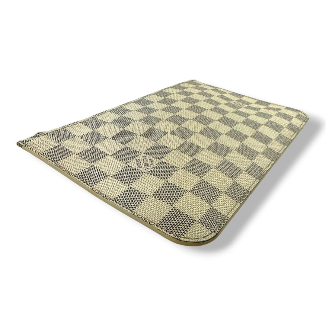 Louis Vuitton Damier Azur Neverfull Clutch Pouch - Lux Central