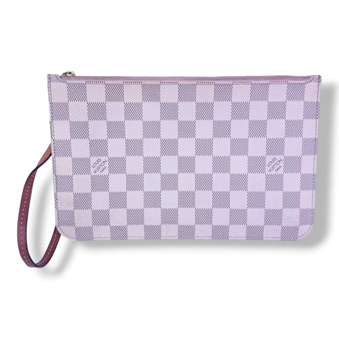 Louis Vuitton Damier Azur Neverfull Clutch Pouch - Lux Central