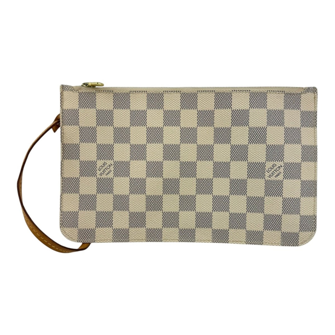Louis Vuitton Damier Azur Neverfull Clutch Pouch - Lux Central