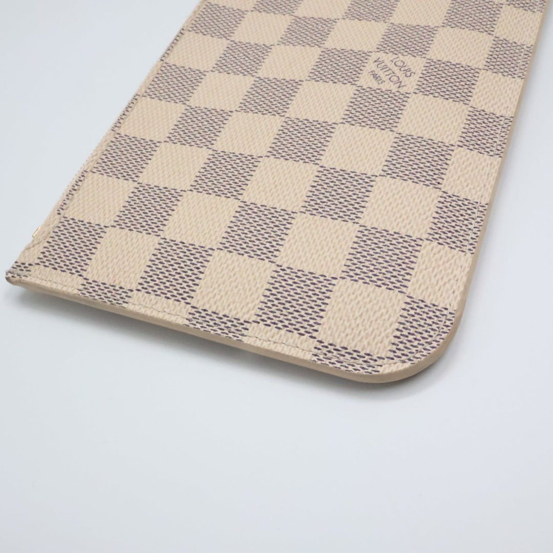 Louis Vuitton Damier Azur Neverfull Clutch Pouch - Lux Central