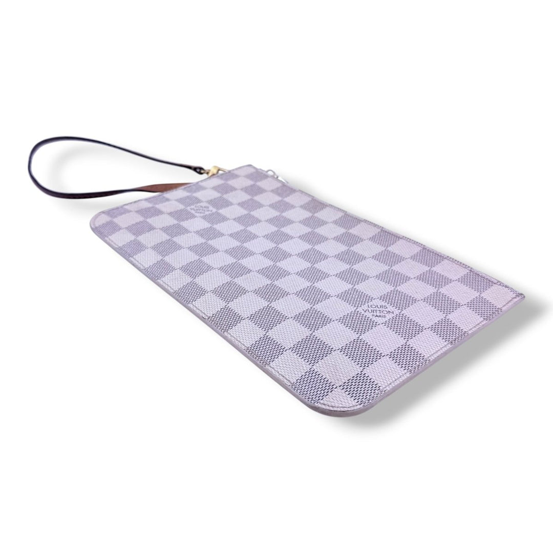 Louis Vuitton Damier Azur Neverfull Clutch Pouch - Lux Central