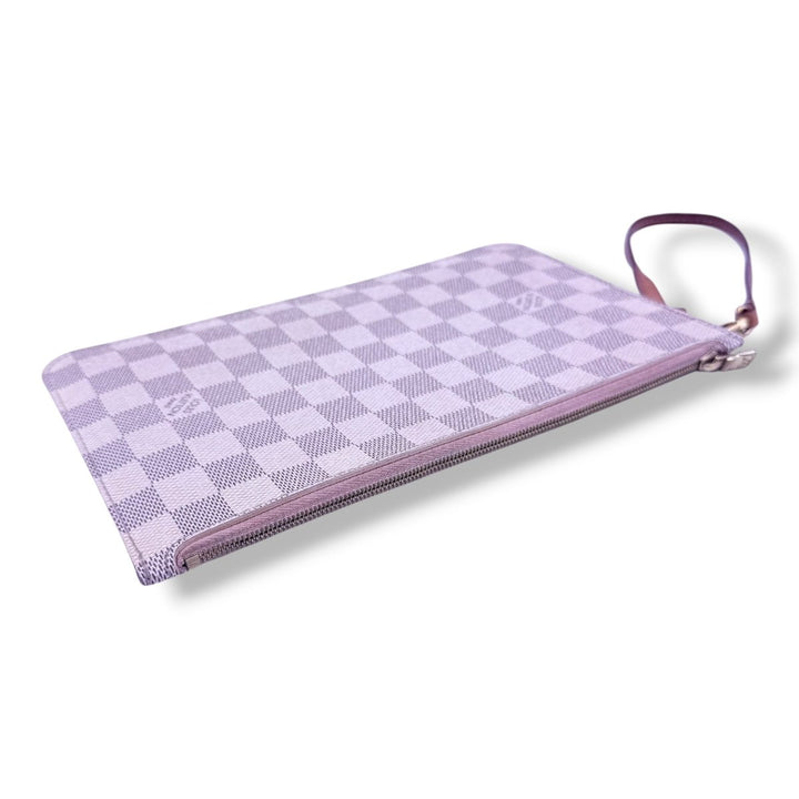Louis Vuitton Damier Azur Neverfull Clutch Pouch - Lux Central