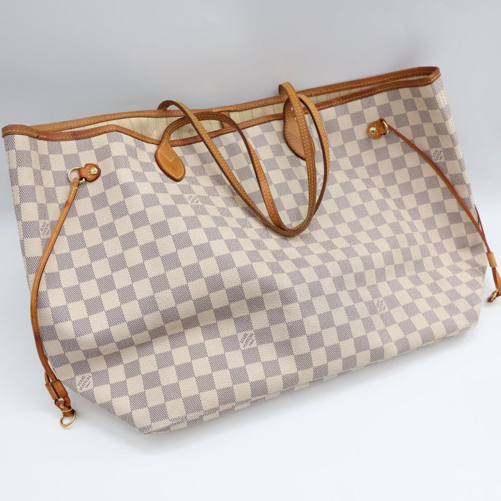 Louis Vuitton Damier Azur Neverfull GM Handbag - Lux Central