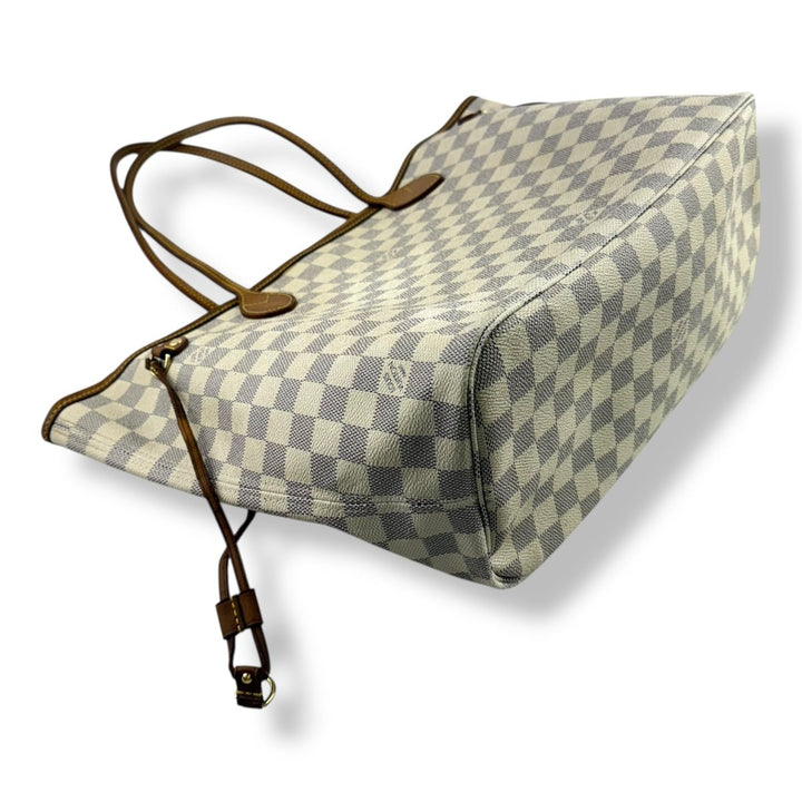Louis Vuitton Damier Azur Neverfull MM Handbag - Lux Central