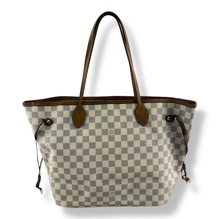 Louis Vuitton Damier Azur Neverfull MM Handbag - Lux Central