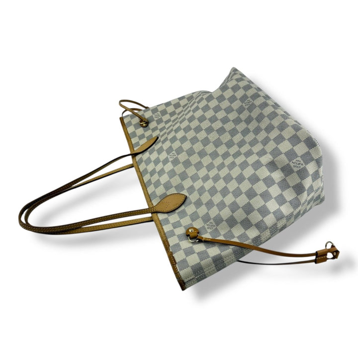 Louis Vuitton Damier Azur Neverfull MM Handbag - Lux Central