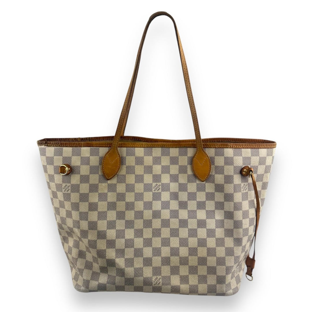 Louis Vuitton Damier Azur Neverfull MM Handbag - Lux Central