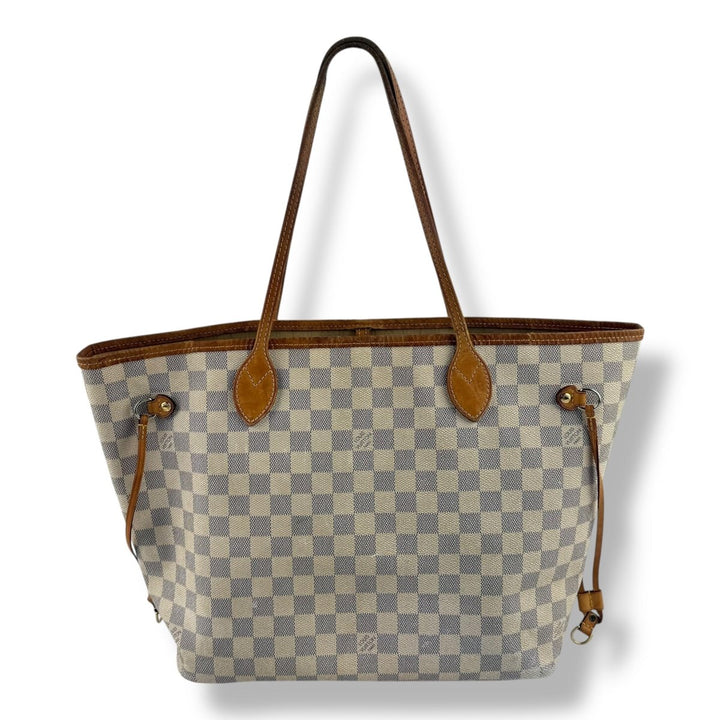 Louis Vuitton Damier Azur Neverfull MM Handbag - Lux Central