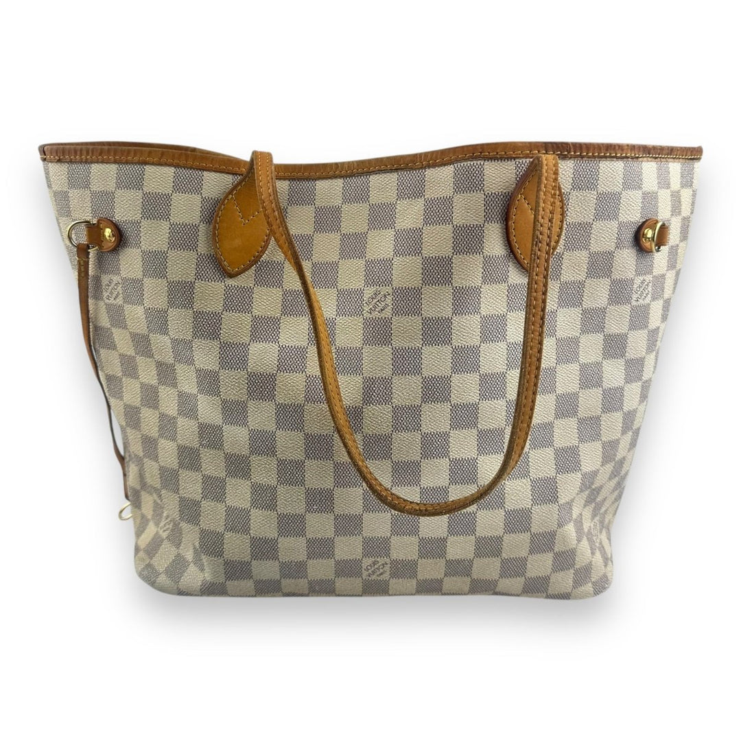 Louis Vuitton Damier Azur Neverfull MM Handbag - Lux Central