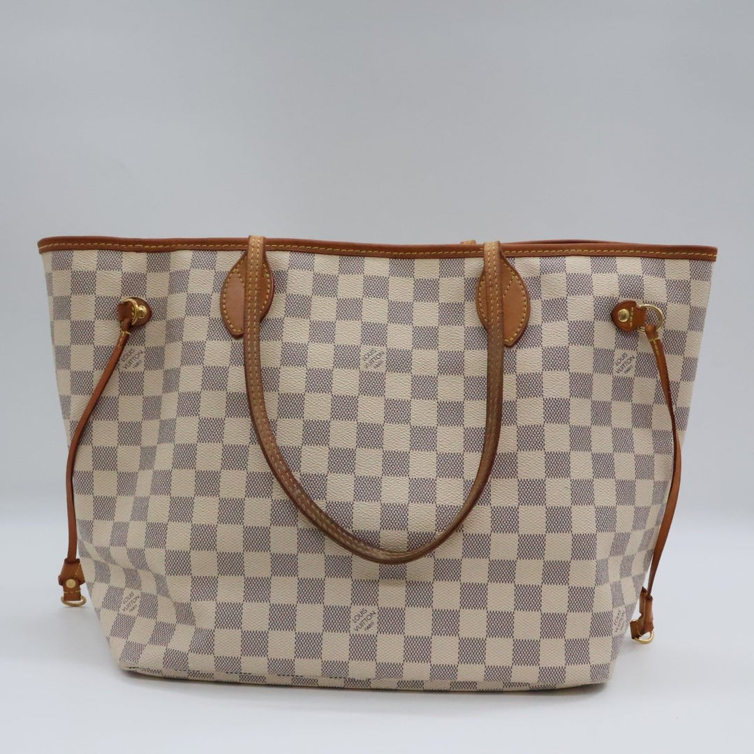Louis Vuitton Damier Azur Neverfull MM Handbag - Lux Central