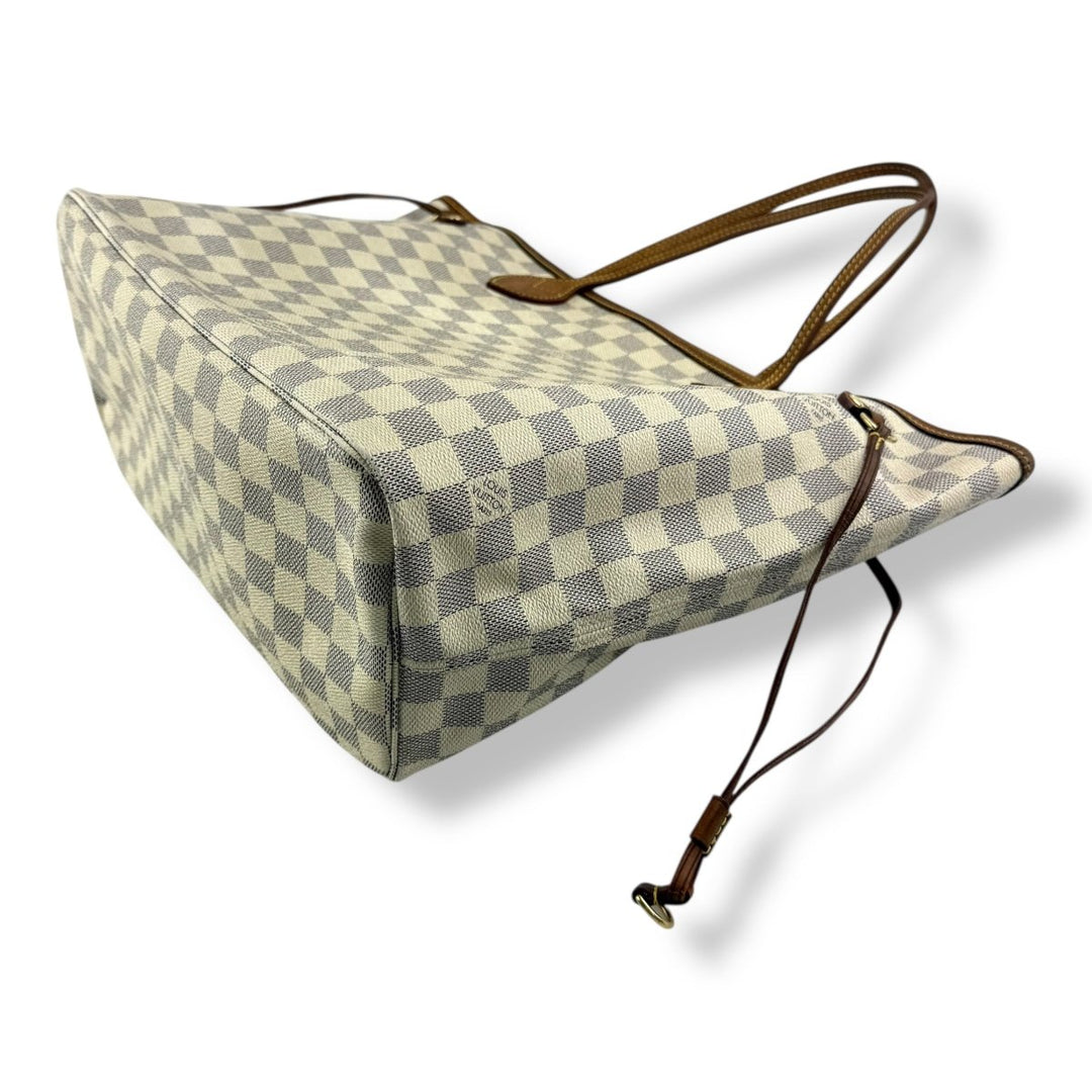 Louis Vuitton Damier Azur Neverfull MM Handbag - Lux Central