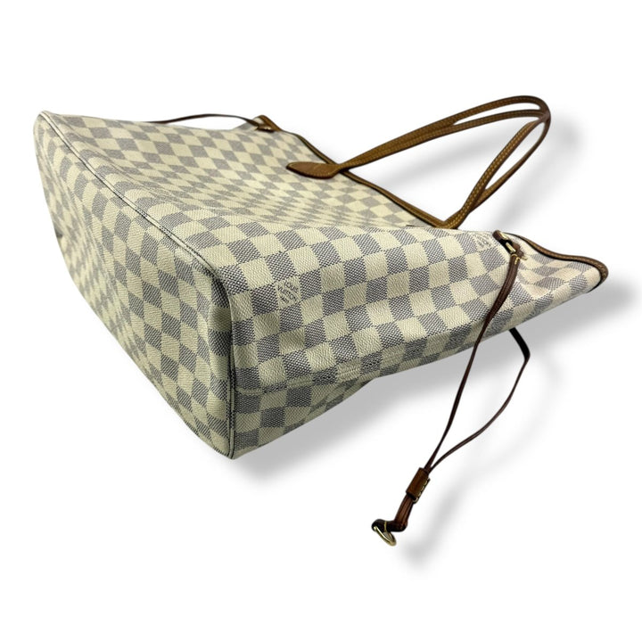 Louis Vuitton Damier Azur Neverfull MM Handbag - Lux Central