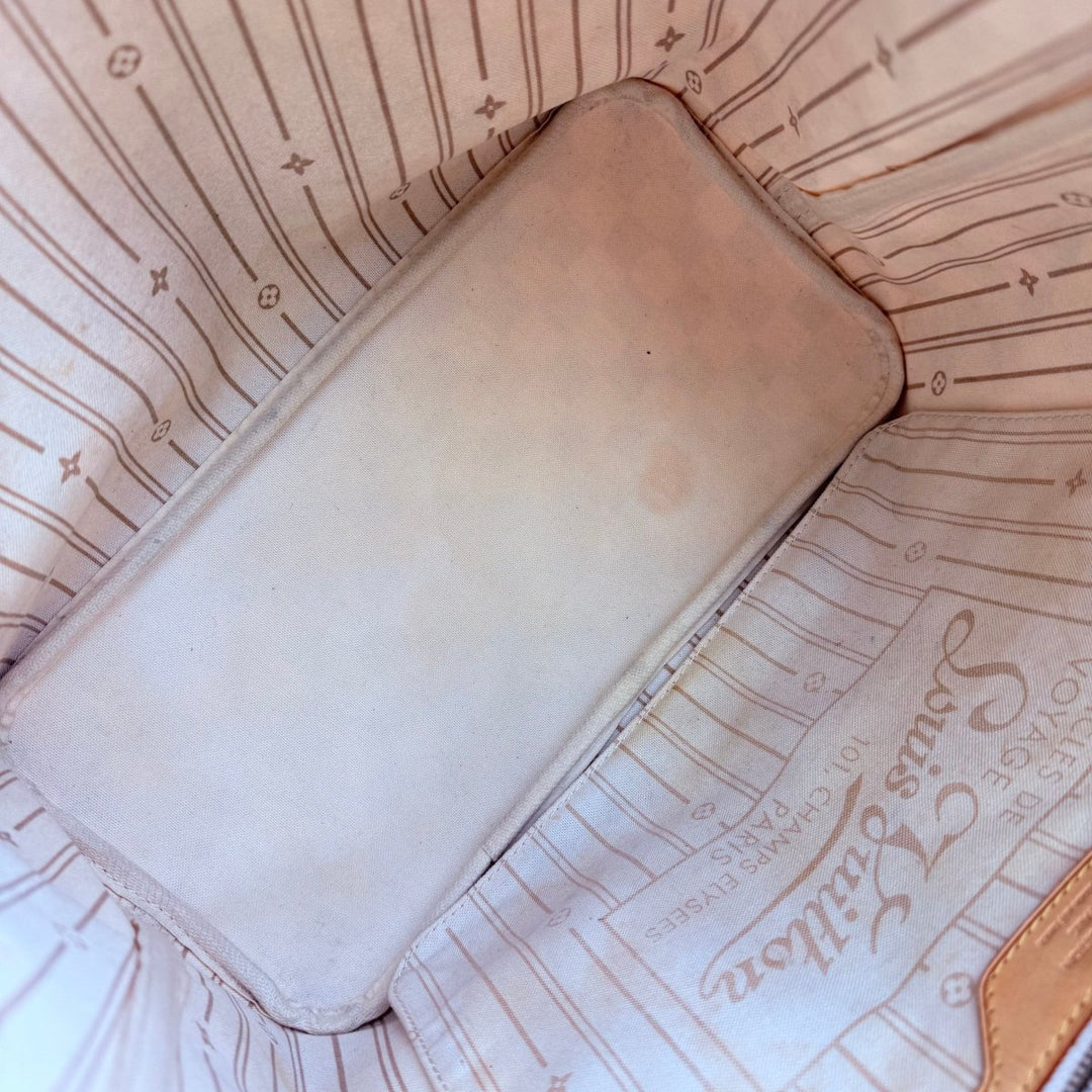 Louis Vuitton Damier Azur Neverfull MM Handbag - Lux Central