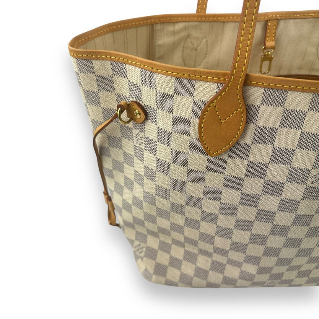 Louis Vuitton Damier Azur Neverfull MM Handbag - Lux Central