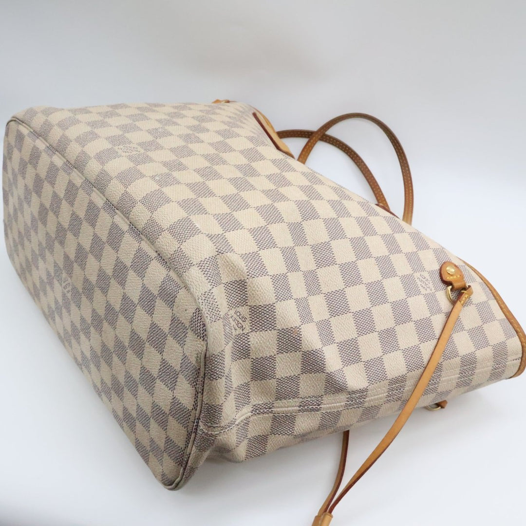 Louis Vuitton Damier Azur Neverfull MM Handbag - Lux Central