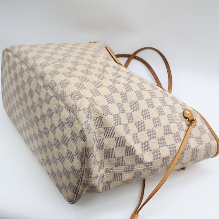 Louis Vuitton Damier Azur Neverfull MM Handbag - Lux Central