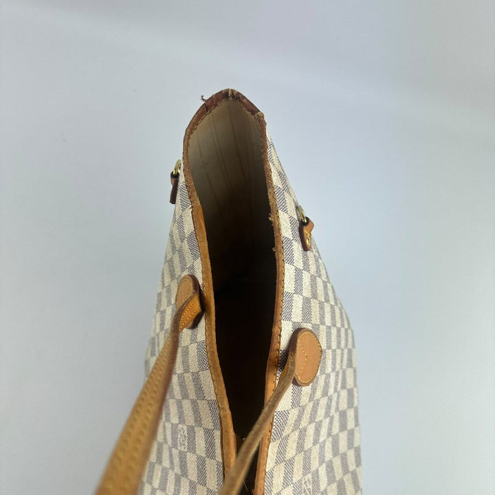 Louis Vuitton Damier Azur Neverfull MM Handbag - Lux Central