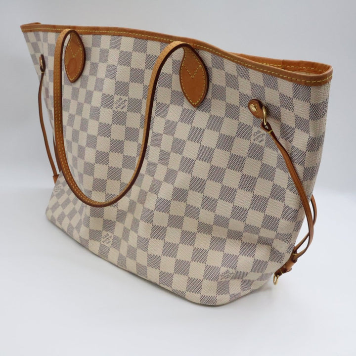 Louis Vuitton Damier Azur Neverfull MM Handbag - Lux Central